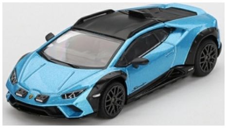 Lamborghini Huracan Sterrato Blu Aegir (RHD) 1:64 Scale MINI GT Diecast Model