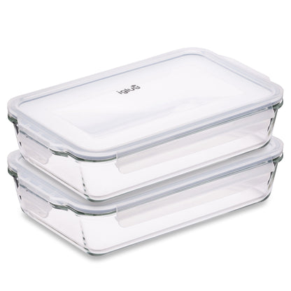 Borosilicate Glass Lasagne Dish with Lid - 2.2L