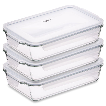 Borosilicate Glass Lasagne Dish with Lid - 2.2L