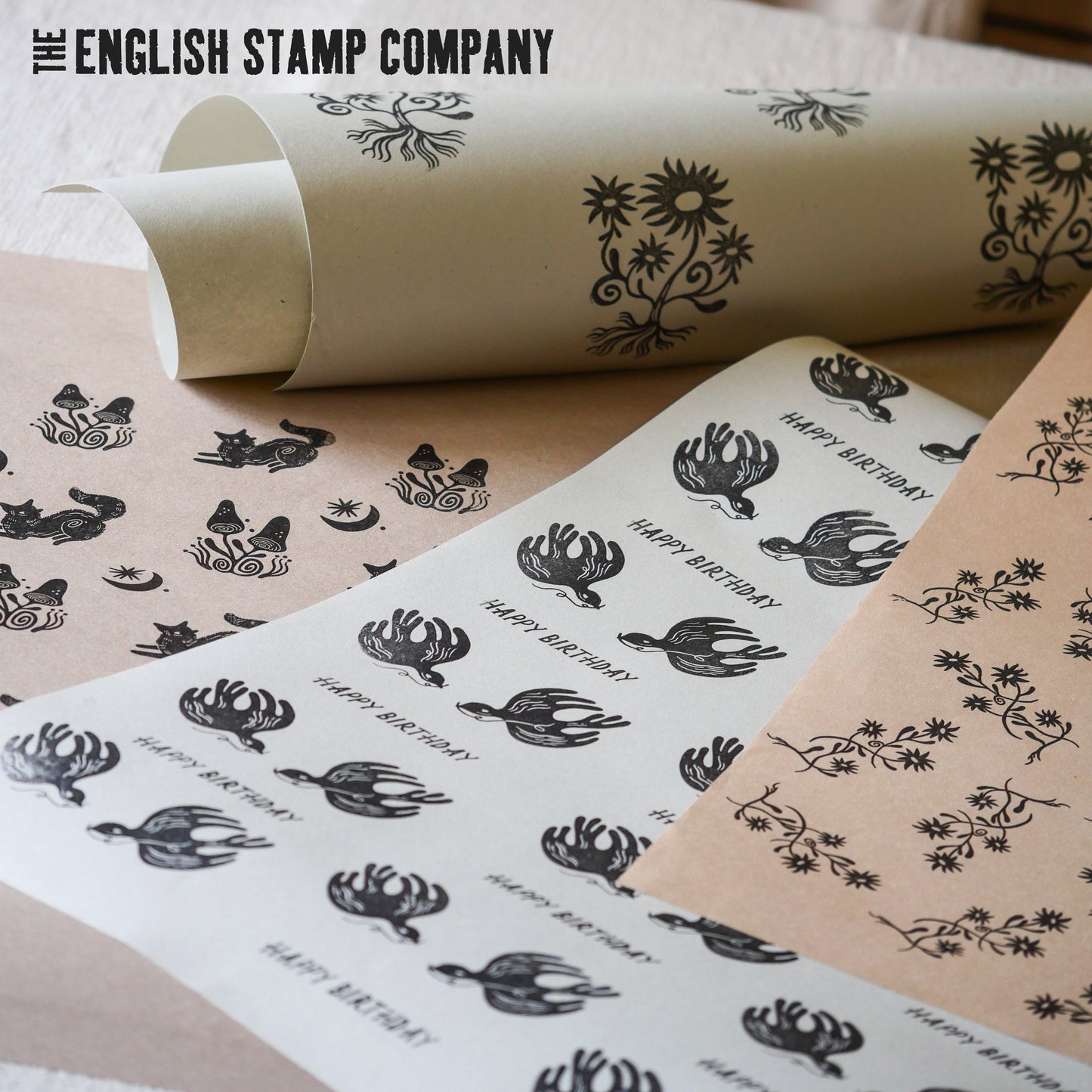 The English Stamp Company Wrapping Paper Pack