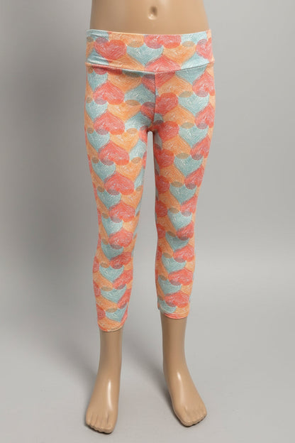 Heart design leggings