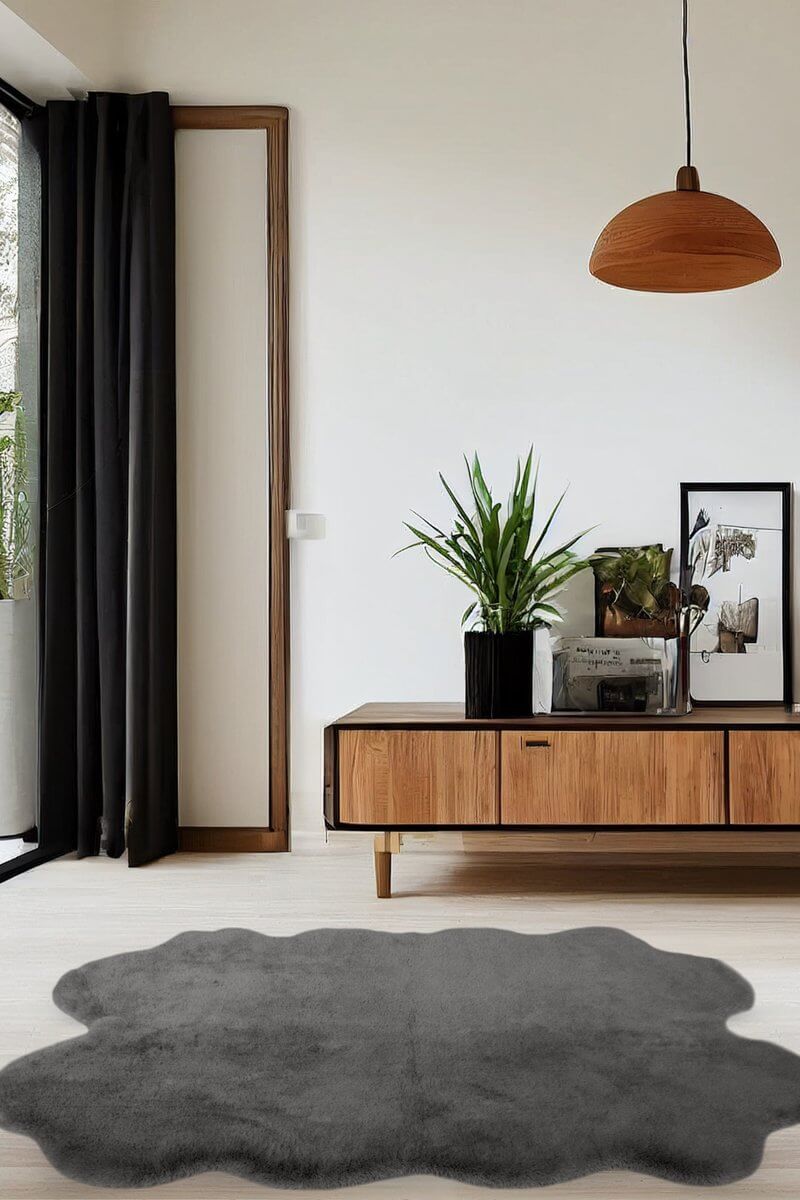 Luxury Fur Shaggy Rug – Ultra-Soft Geometric