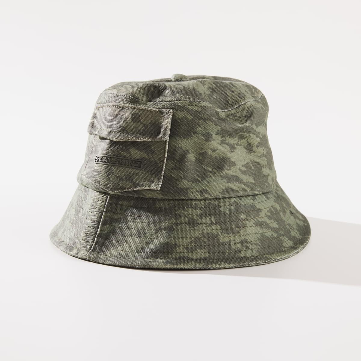 Sealskinz Lynford Waterproof Canvas Patch Pocket Bucket Hat - Camo