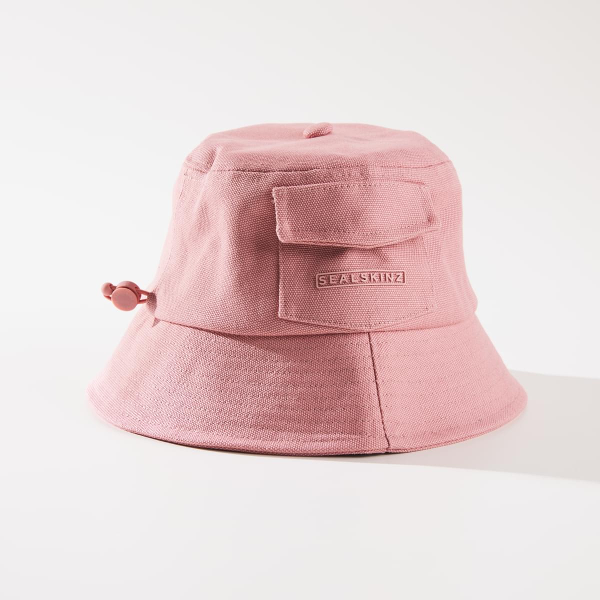 Sealskinz Lynford Waterproof Canvas Patch Pocket Bucket Hat - Pink