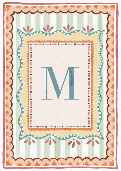 ALPHABET LETTERS ~ Blue / Pink / Green /