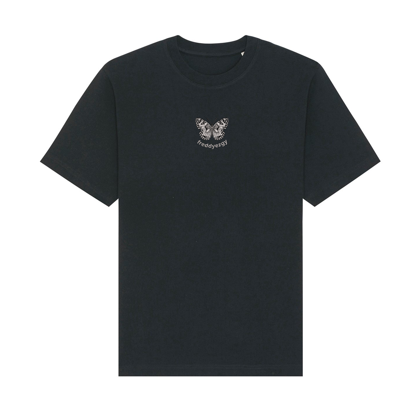 Marbled White Butterfly T-Shirt - Butterfly - Unisex Relaxed Fit