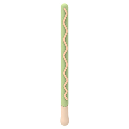 LOVE MEI For Apple Pencil 2 Stripe Design Stylus Pen Silicone Protective Case Cover, For Apple Pencil 2