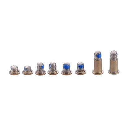 8 in 1 for Macbook 12 inch A1534 Computer Case Bottom Cover Screws (2 Long + 6 Short)