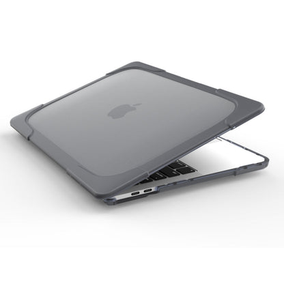 For Macbook Pro 13.3 inch (A1708) & with Touchbar (A1706) Laptop TPU + PC Folding Shockproof Protective Case with Holder, For Macbook Pro 13.3 inch with Touch Bar