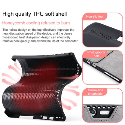 For Microsoft Surface Pro 7 / 7+ South African Sheepskin Magnetic Horizontal Flip Leather Case + Power Supply Bag with Pen Slot & Holder, Case + Power Supply Bag