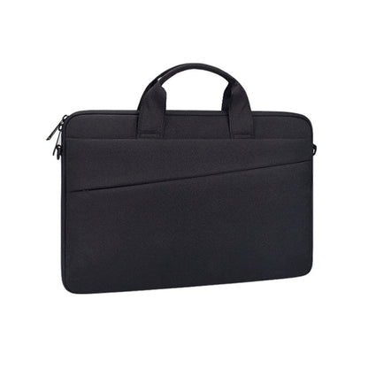 ST03S 15.4 inch Double Side Pockets Wearable Oxford Cloth Soft Handle Portable Laptop Tablet Bag, 15.4 inch Black, 15.4 inch Pink, 15.4 inch Grey, 15.4 inch Deep Space Gray, 15.4 inch Navy Blue
