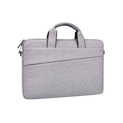 ST03S 15.4 inch Double Side Pockets Wearable Oxford Cloth Soft Handle Portable Laptop Tablet Bag, 15.4 inch Black, 15.4 inch Pink, 15.4 inch Grey, 15.4 inch Deep Space Gray, 15.4 inch Navy Blue