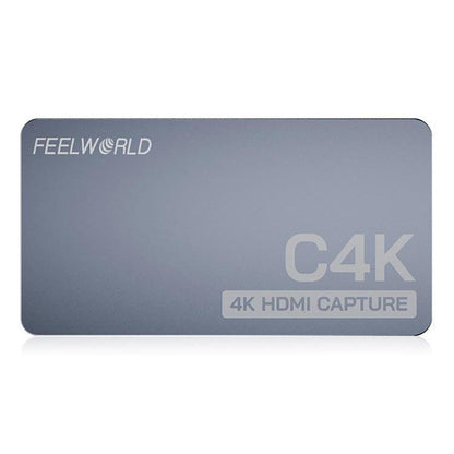 FEEWORLD C4K Video Capture 4K HDMI 60Hz In and Out USB-C Plug and Play for Streaming Gaming Video Conference