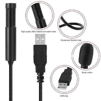 Yanmai SF-558 Mini Professional USB Studio Stereo Condenser Recording Microphone, Cable Length: 15cm