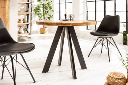 Merlin Mango Wooden 4 Seater Round Dining Table