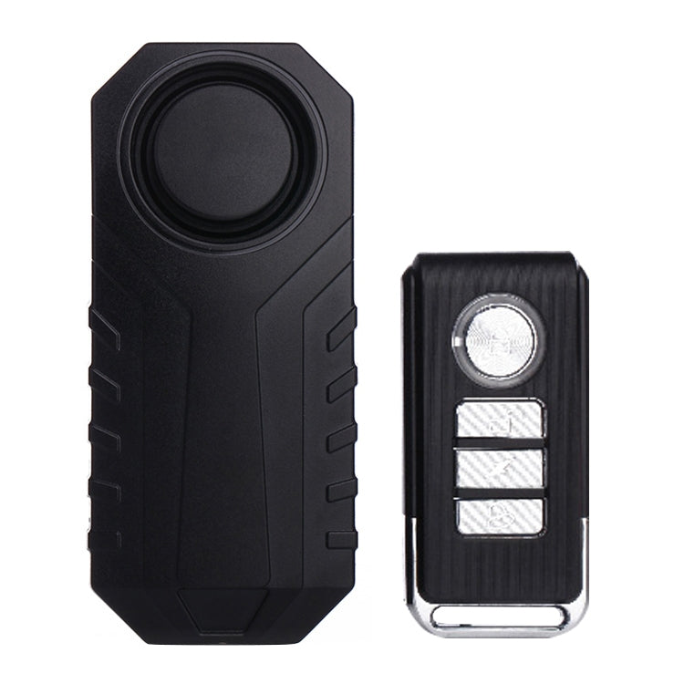 KS-SF22R IP55 Waterproof Wireless 113dB Vibration Burglar Sensor Alarm with Remote Control for Vehicle / Bicycle / Electric Bicycle, KS-SF22R