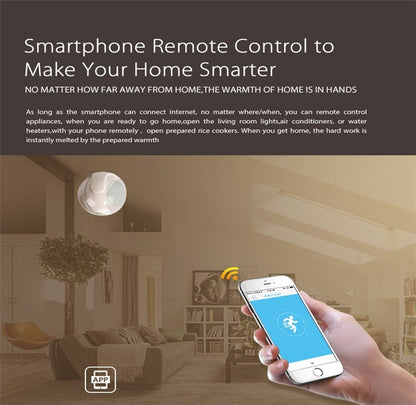 NEO NAS-PD01W Wireless WiFi PIR Detector Motion Sensor, Support Android / IOS systems & Ultra-bright Red LED