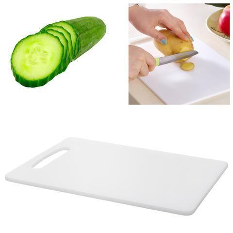 Professional White Plastic Chopping Board 23 x 375 cm
