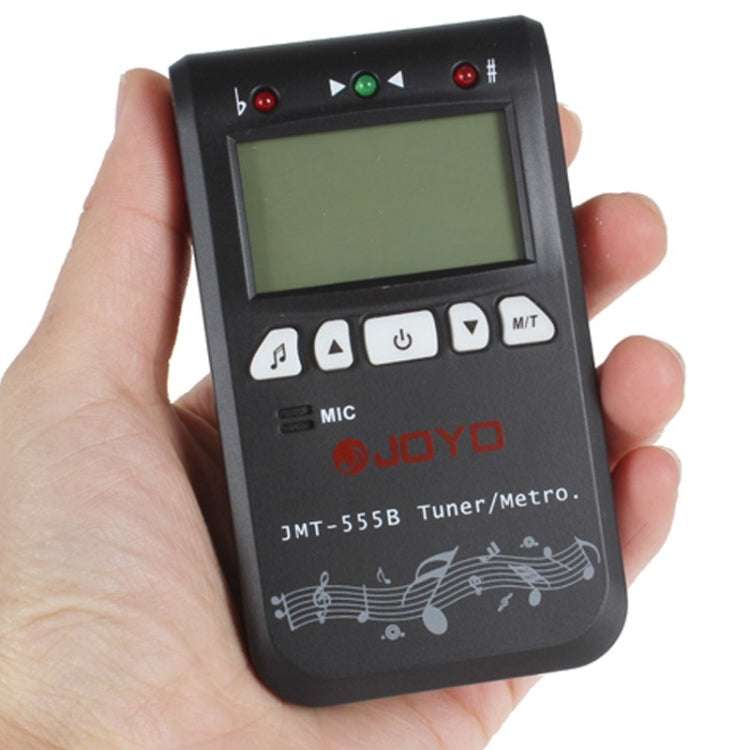 JOYO JMT-555B Metronome Tuner Chromatic Digital LCD Backlight with Tone Generator 3 in 1 Kit for Guitar Violin Ukulele, JMT-555B