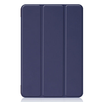 Custer Texture Horizontal Flip Smart PU Leather Case for iPad Mini 4 / Mini 5, with Sleep / Wake-up Function & Three-folding Holder, For iPad Mini 4 / Mini 5
