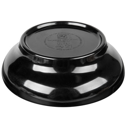 Melamine Black Salsa Dish 4.5oz - Dozen