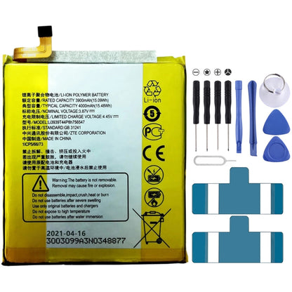 3900mAh Li-ion Polymer Battery for ZTE Axon 10 Pro 5G / Axon 9 Pro, For ZTE Axon 10 Pro 5G / Axon 9 Pro