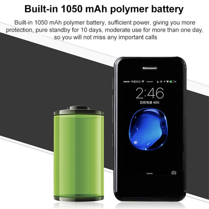 2.45 inch, Android 5.1 MTK6580 Quad Core, Support Bluetooth / WiFi, Network: 3G, 1GB+8GB