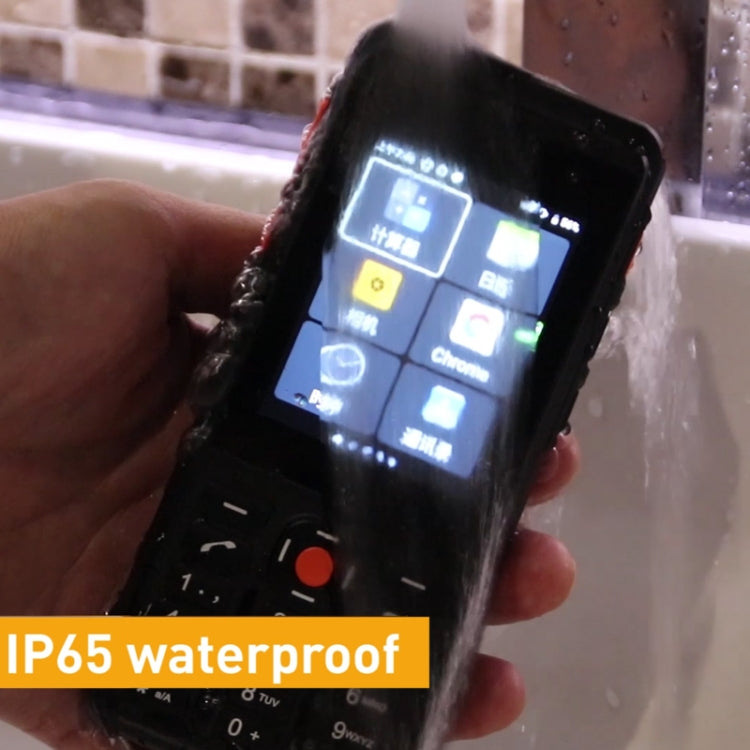 IP65 Waterproof Dustproof Shockproof, 5300mAh Battery, 2.8 inch Android 9.0 MTK6739 Quad Core up to 1.3GHz, Network: 4G, PTT, DMR, 1GB+8GB