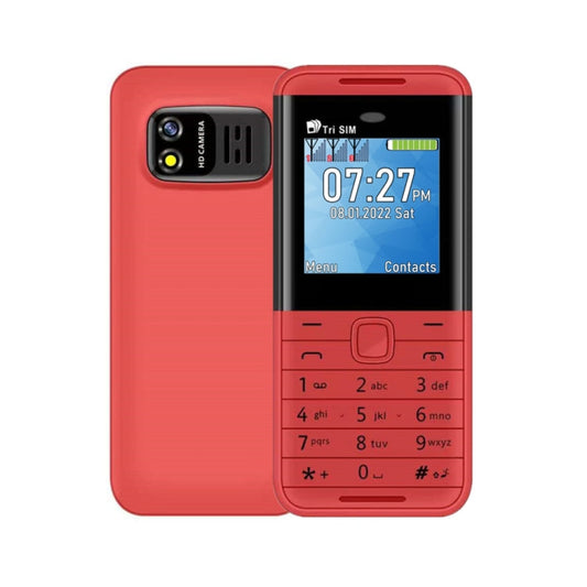 1.33 inch, MTK6261D, 21 Keys, Support Bluetooth, FM, Magic Sound, Auto Call Record, GSM, Triple SIM, English Key