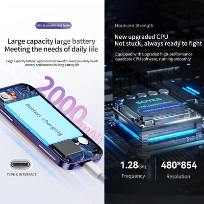 Face Recognition, 3.0 inch Android 9.0 MTK6739CW Quad Core up to 1.28GHz, OTG, Network: 4G, Dual SIM, Support Google Play, 2GB+16GB