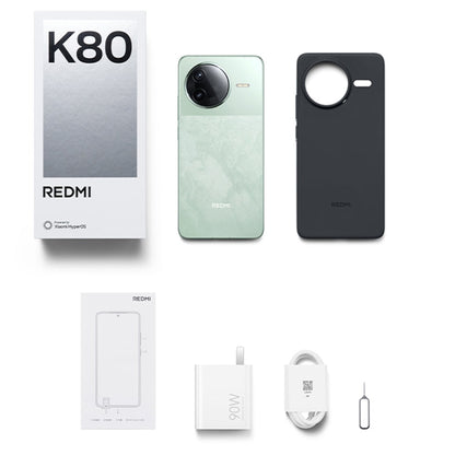 Xiaomi Redmi K80, 12GB+256GB, 6.67 inch Xiaomi HyperOS 2 Snapdragon 8 Gen 3 Octa Core, NFC, Network: 5G, Redmi K80, 12GB+256GB