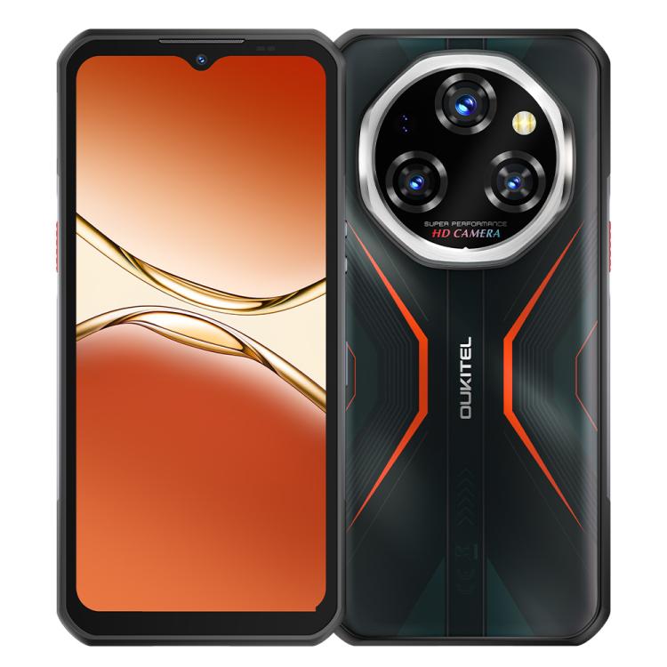 Oukitel WP55 Pro 5G Rugged Phone, 16GB+512GB, 108MP Camera, Fingerprint Identification, 6.6 inch Android 15 MediaTek Dimensity 7025 Octa Core, NFC, OTG, Network: 5G, WP55 Pro