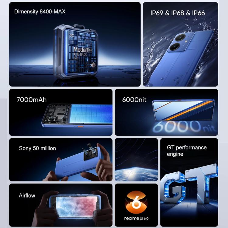 Realme Neo7 SE, 12GB+512GB, 6.78 inch Android 15 / Realme UI 6.0 MediaTek Dimensity 8400-MAX Octa Core, NFC, Network: 5G, Realme Neo7 SE, 12GB+512GB