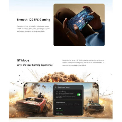 Realme 14 Pro+, 12GB+512GB, Screen Fingerprint Identification, 6.83 inch Realme UI 6.0 Snapdragon 7s Gen 3 Octa Core, NFC, Network: 5G, Realme 14 Pro+, 12GB+512GB, 12GB+512GB