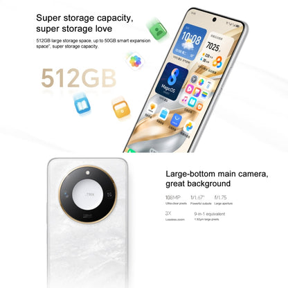Honor X60, 8GB+128GB, Side Fingerprint, 6.8 inch MagicOS 8.0 Dimensity 7025-Ultra Octa Core, Network: 5G, OTG, Not Support Google Play, 8GB+256GB