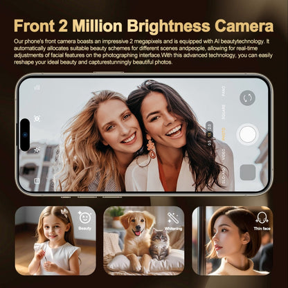 i16 Pro Max / Q5, 2GB+16GB, 6.5 inch Screen, Face Identification, Android 8.1 MTK6580P Quad Core, Network: 3G, Dual SIM, AU Plug, i16 Pro Max / Q5, AU Plug