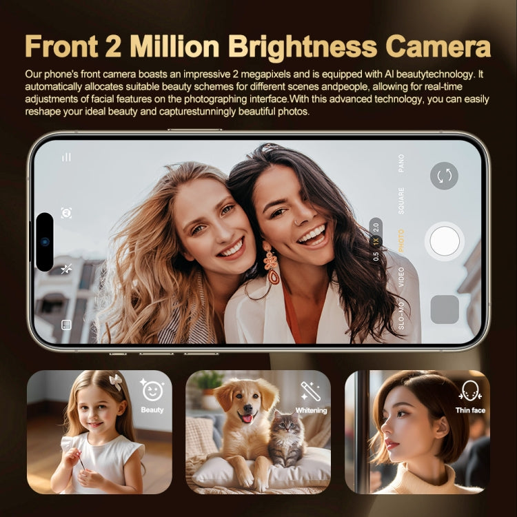 i16 Pro Max / Q5, 2GB+16GB, 6.5 inch Screen, Face Identification, Android 8.1 MTK6580P Quad Core, Network: 3G, Dual SIM, AU Plug, i16 Pro Max / Q5, AU Plug