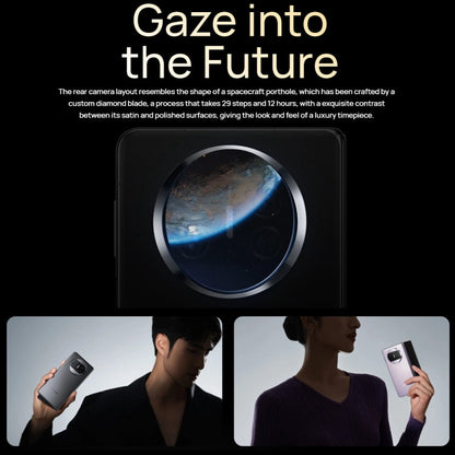 Triple Cameras, Face ID & Side Fingerprint Identification, 5060mAh Battery, 7.85 inch + 6.4 inch Screen, HarmonyOS 3.1 Snapdragon 8+ 4G Octa Core up to 3.2GHz, Network: 4G, OTG, NFC, Not Support Google Play, 1TB
