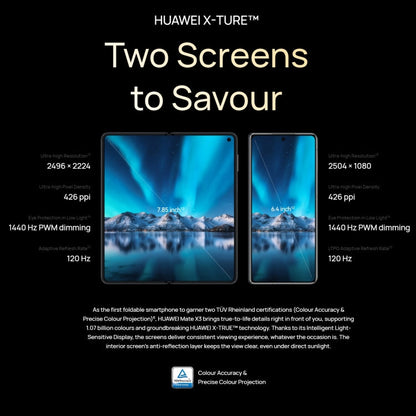 Triple Cameras, Face ID & Side Fingerprint Identification, 5060mAh Battery, 7.85 inch + 6.4 inch Screen, HarmonyOS 3.1 Snapdragon 8+ 4G Octa Core up to 3.2GHz, Network: 4G, OTG, NFC, Not Support Google Play, 1TB