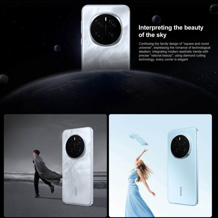 Honor Magic7 Pro, 16GB+512GB, Screen Fingerprint, 6.8 inch MagicOS 9.0 / Android 15 Snapdragon 8 Elite 3nm Octa Core, Network: 5G, NFC, OTG, Not Support Google Play, 16GB+512GB
