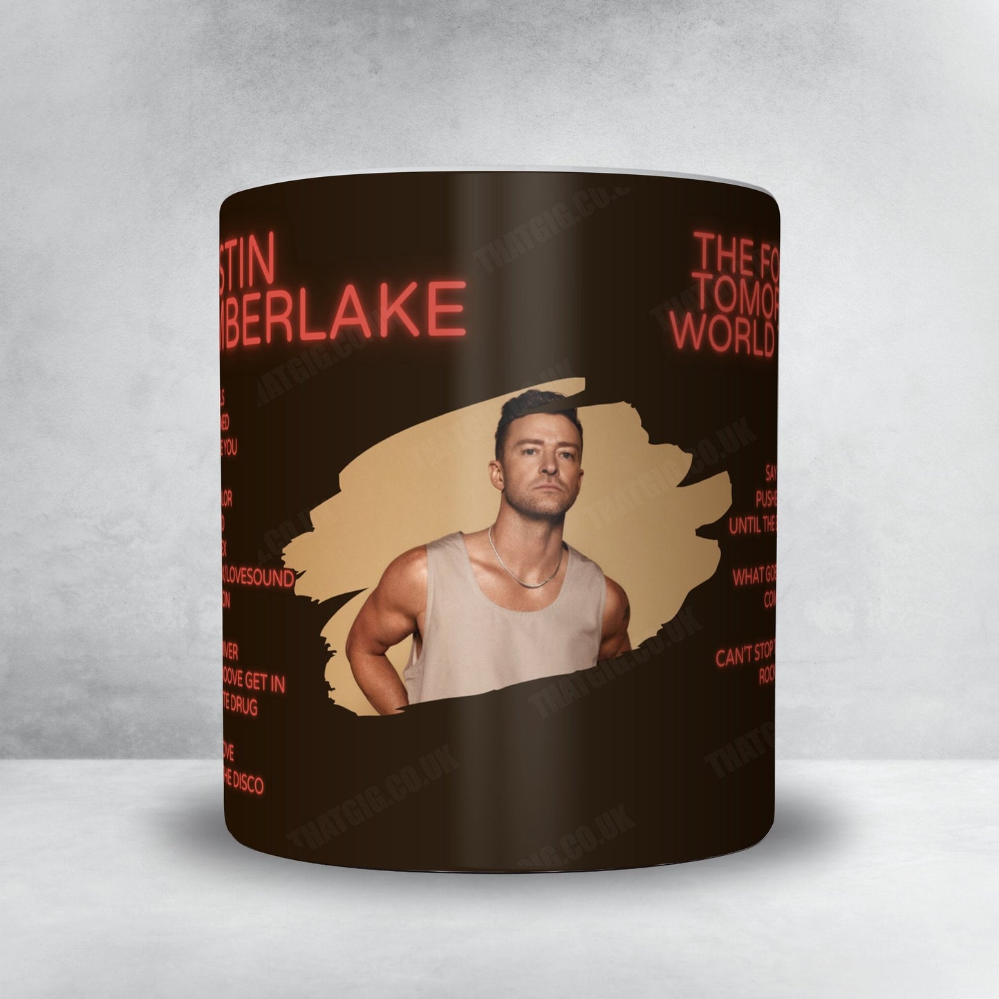 Justin Timberlake Setlist Mug - Toyota Center, Houston, TX, USA - December 4th, 2024