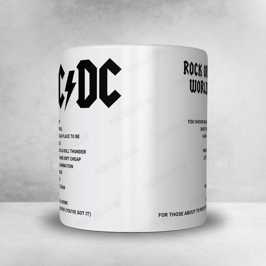 AC/DC Setlist Mug - Etihad Stadium, Melbourne - December 6th, 2015