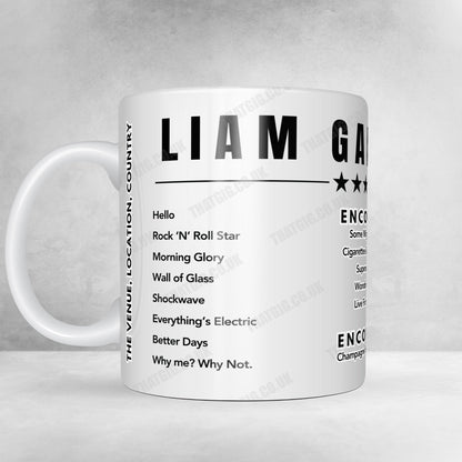 Liam Gallagher Setlist Poster - Thomond Park, Limerick - July 14th, 2024