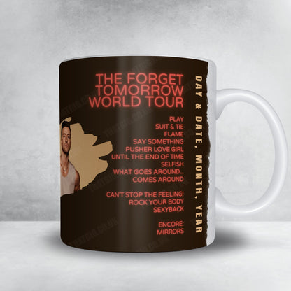 Justin Timberlake Setlist Mug - Toyota Center, Houston, TX, USA - December 4th, 2024