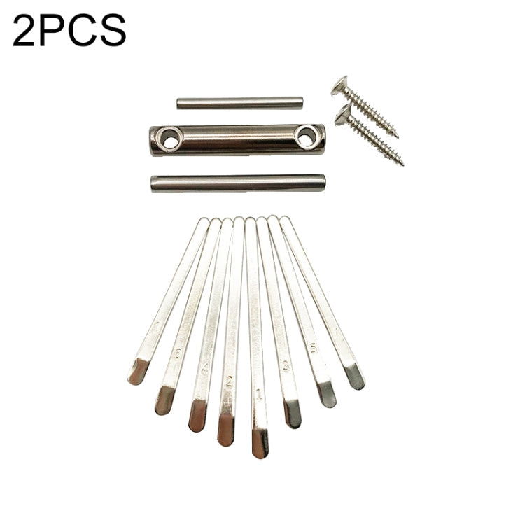 2 PCS 8 Tone Thumb Piano Keys Kalimba Pick Accessories Kit, 2 PCS 8 Tone