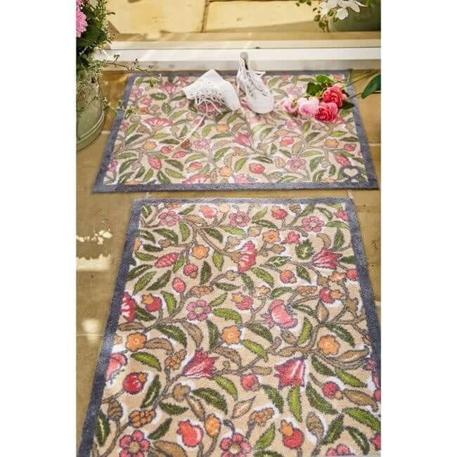 Eco-Friendly Washable Floral Mat