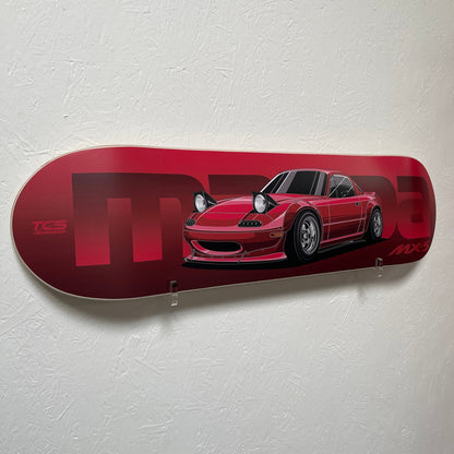 Mazda MX5 (MK1) Skate Deck Wall Art