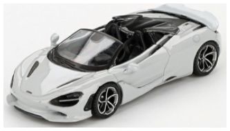 McLaren 750S Spider Cirrus Grey (LHD) 1:64 Scale MINI GT Diecast Model