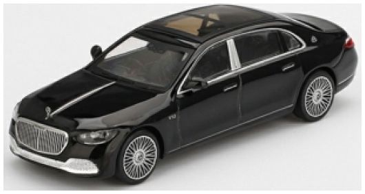 Mercedes-Maybach S 680 Black (LHD) 1:64 Scale MINI GT Diecast Model