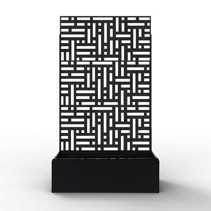 Metal Indoor/Outdoor Privacy Screen with Plant Pot - 90cm x 180cm